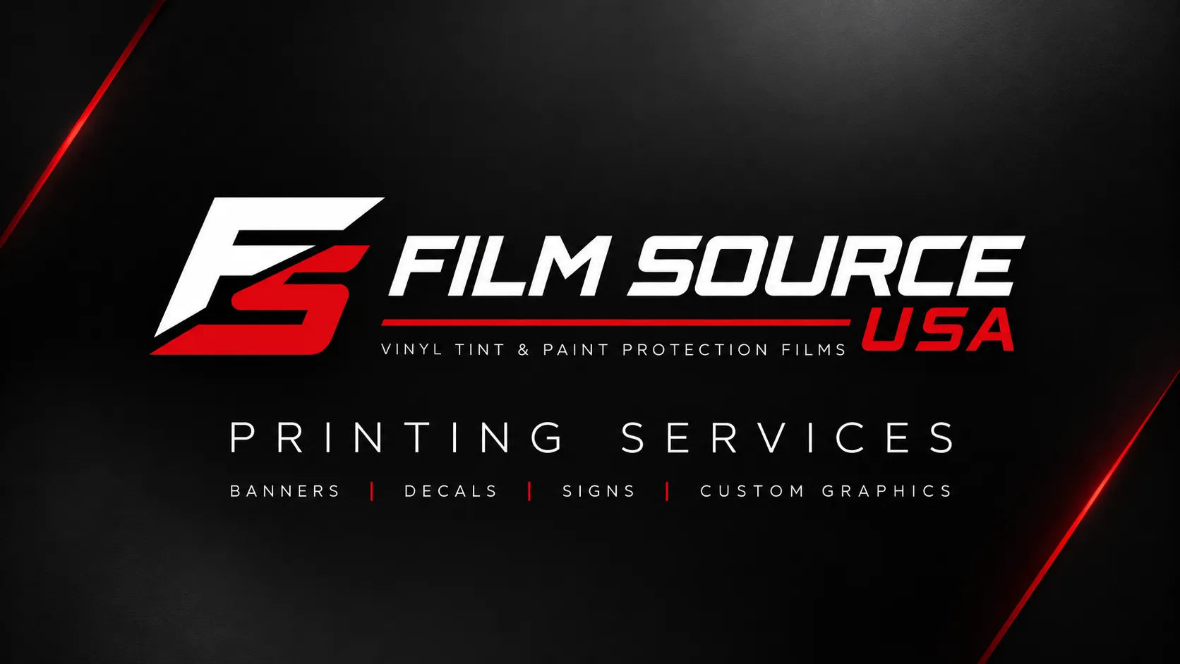 Film Source USA printing services — banners, decals, signs, custom graphics